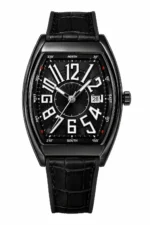 Royalex Luxury Tonneau Dial Watch – Premium Leather Strap